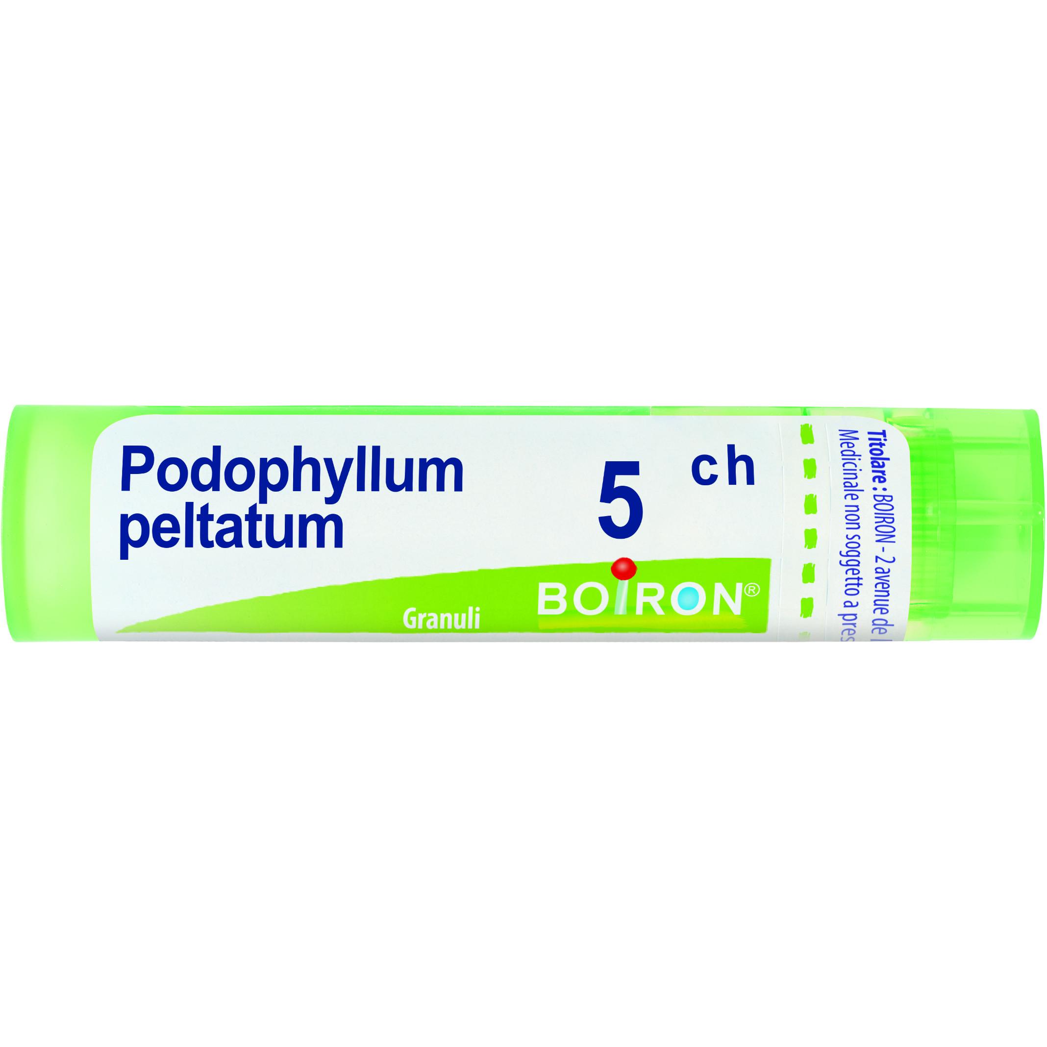 Granuli Podophyllum Peltatum 05Ch da Boiron - Tubo da 4g