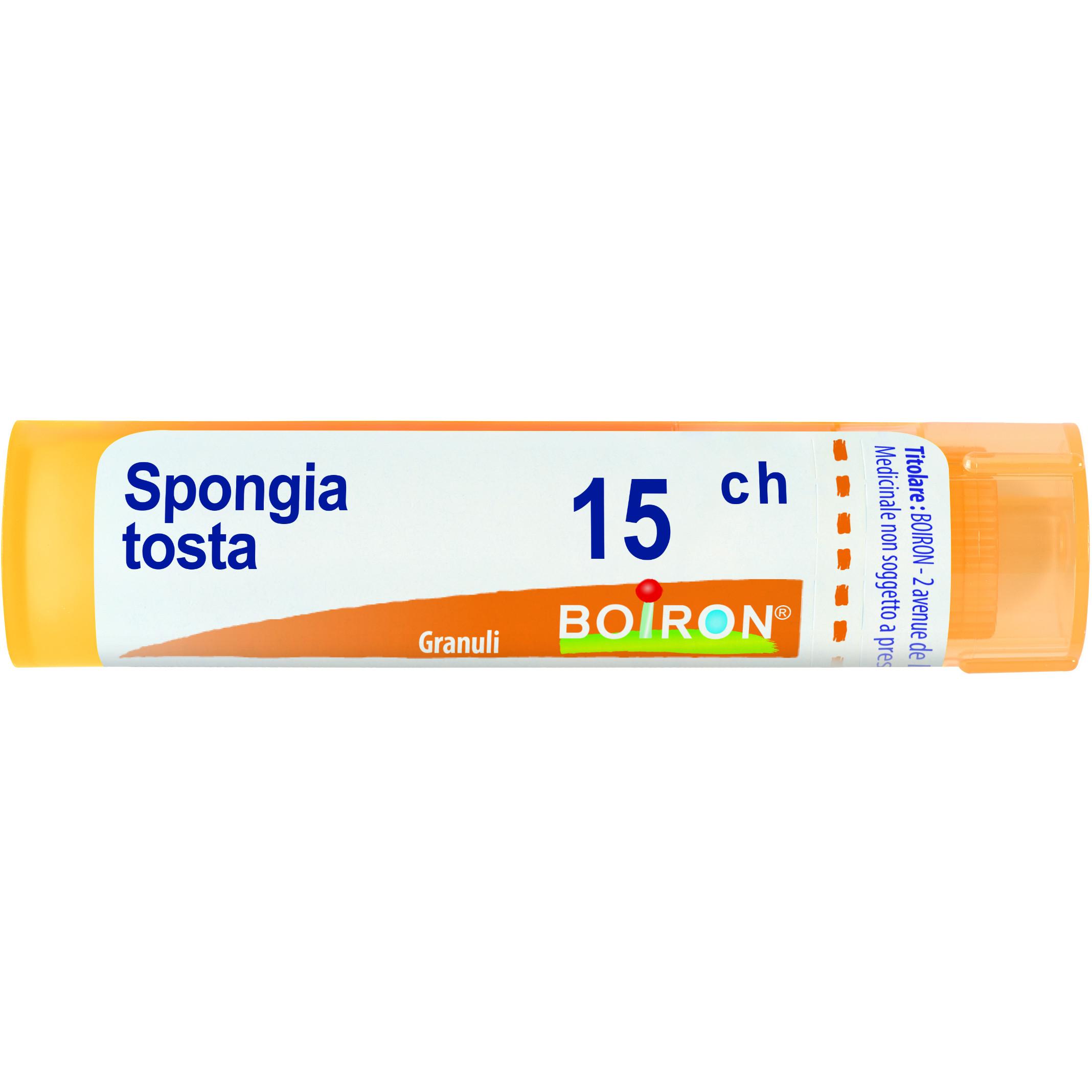 Boiron Spongia Tosta 15Ch - Granuli Homeopatici 4g