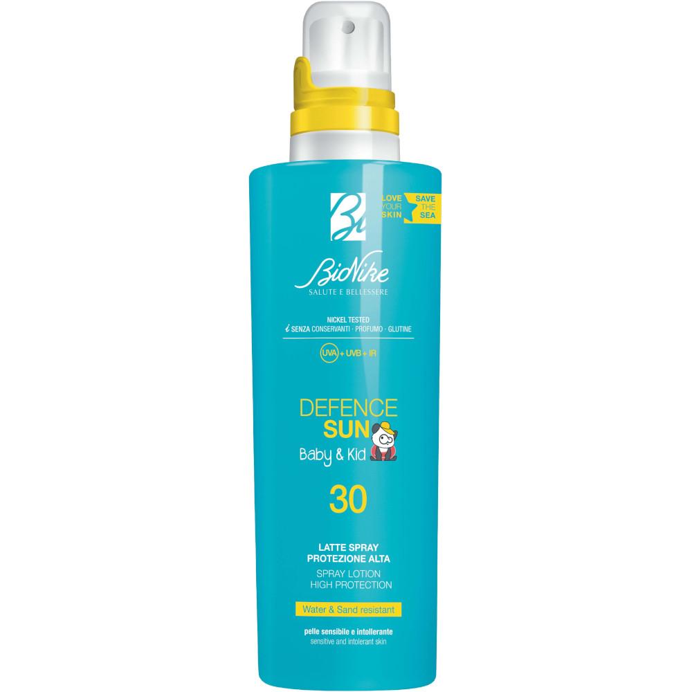 Bionike Defence Sun Spray Latte Protettivo SPF30 per Bambini, 200ml