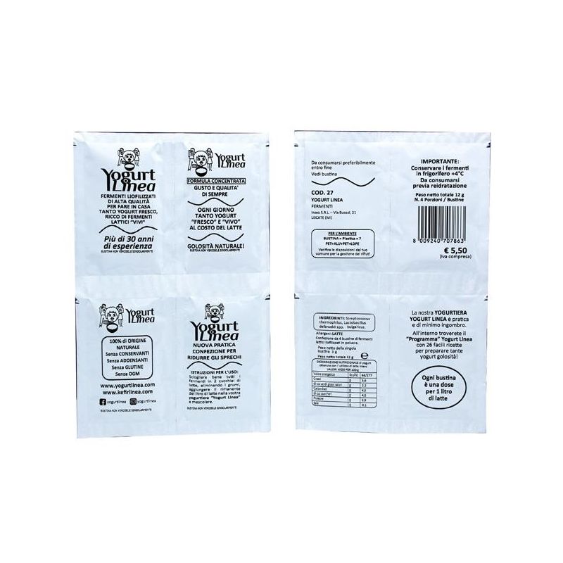 Yogurt Linea Fermenti 4 Bustine