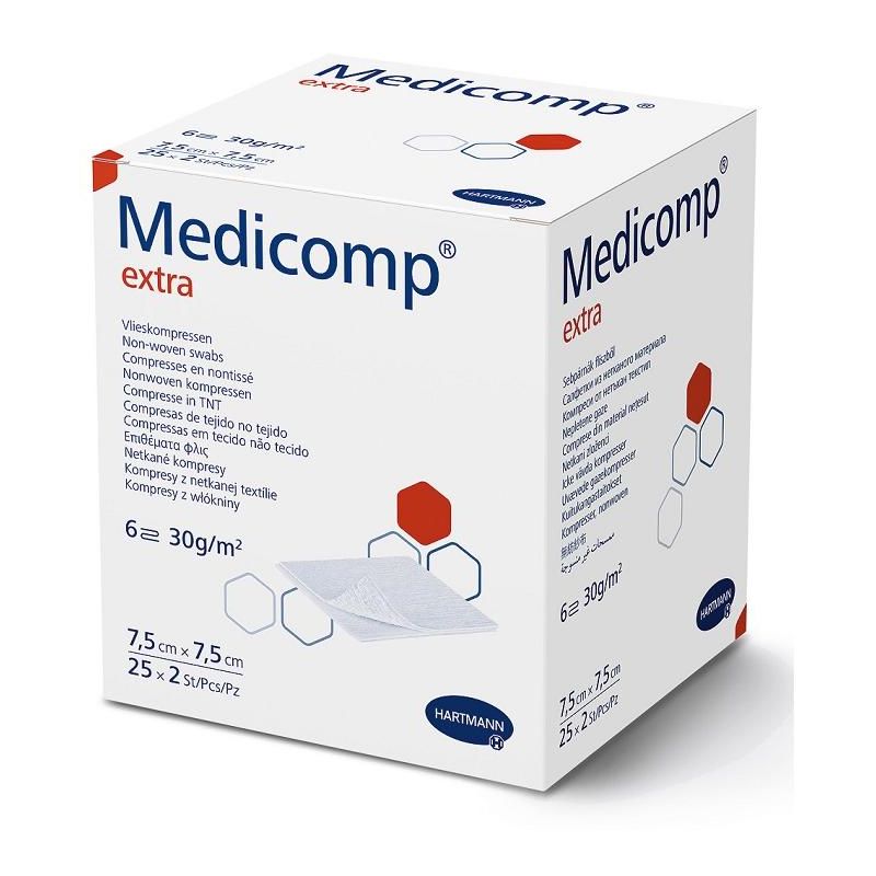 Garza Medicomp E TNT 7,5x7,5 cm - Confezione da 50