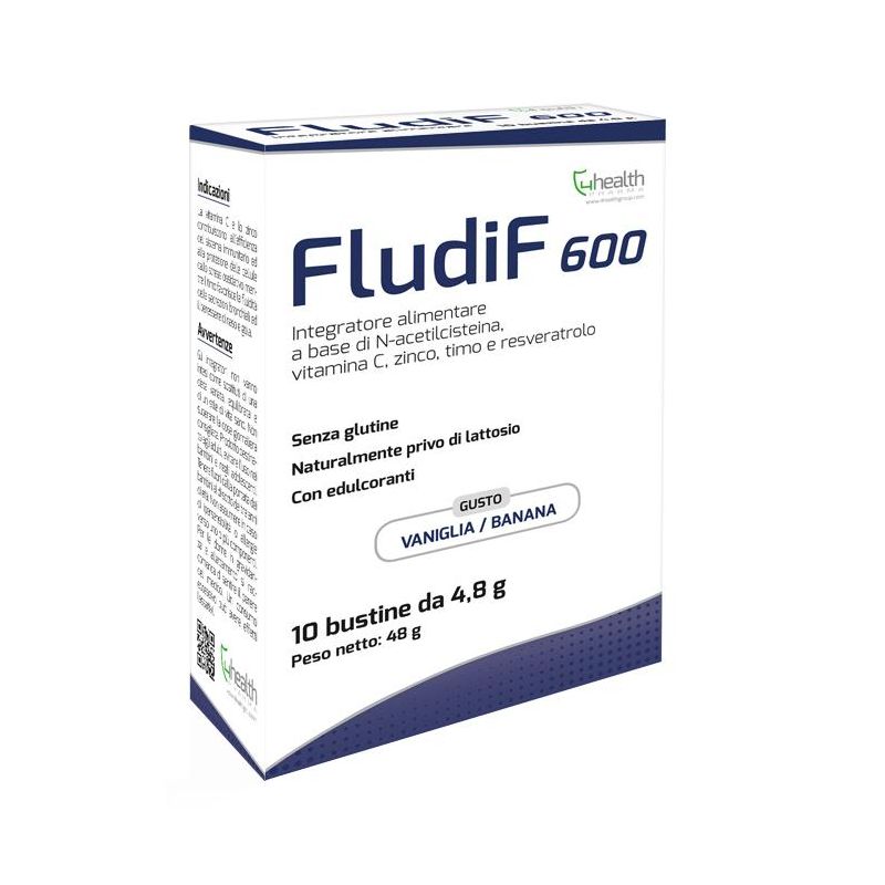 FLUDIF 600 Vaniglia/Ban 10 Bustine