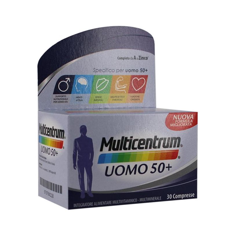 MULTICENTRUM UOMO 50+ 30CPR