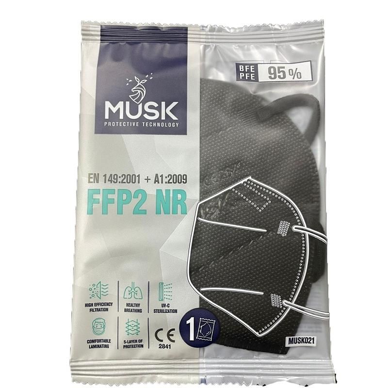 Musk Mascherina FFP2 Black 10pz