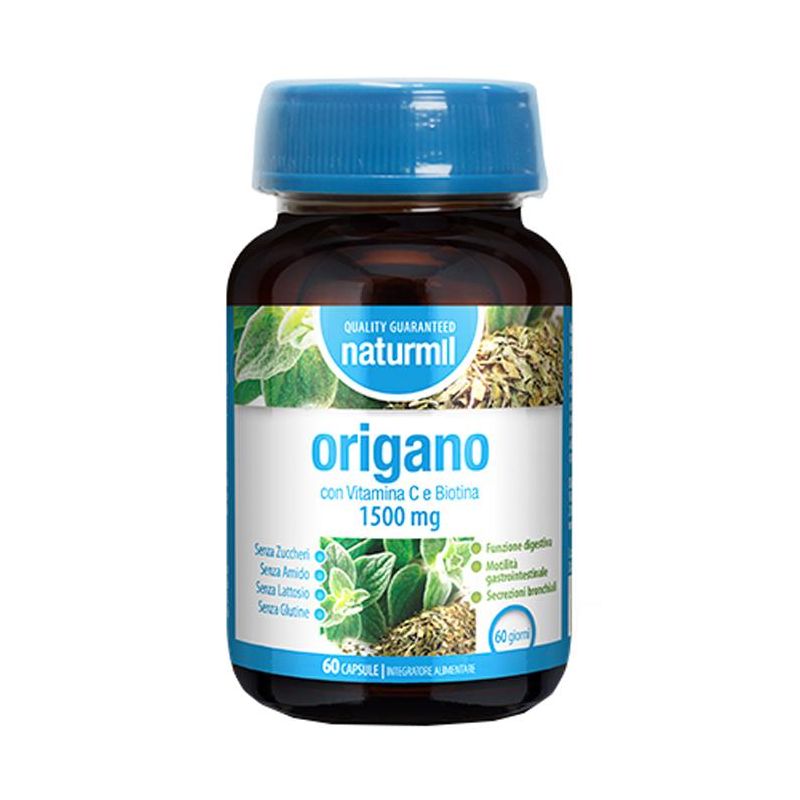 NATURMIL ORIGANO 1500MG 60CPS