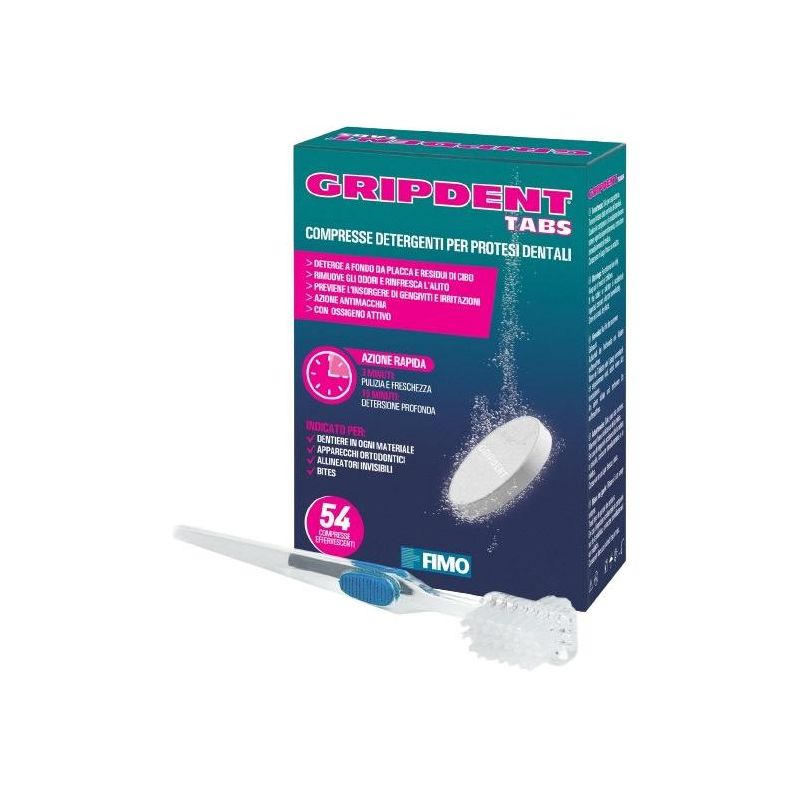 Gripdent Tabs 54cpr con Spazzolino