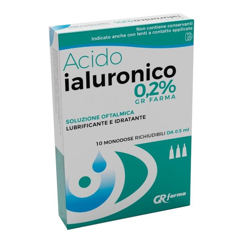 Acido Ialuronico 0,2% Sol Oft