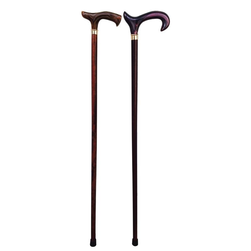 Bastone Legno U Impugnatura Fissa Marm