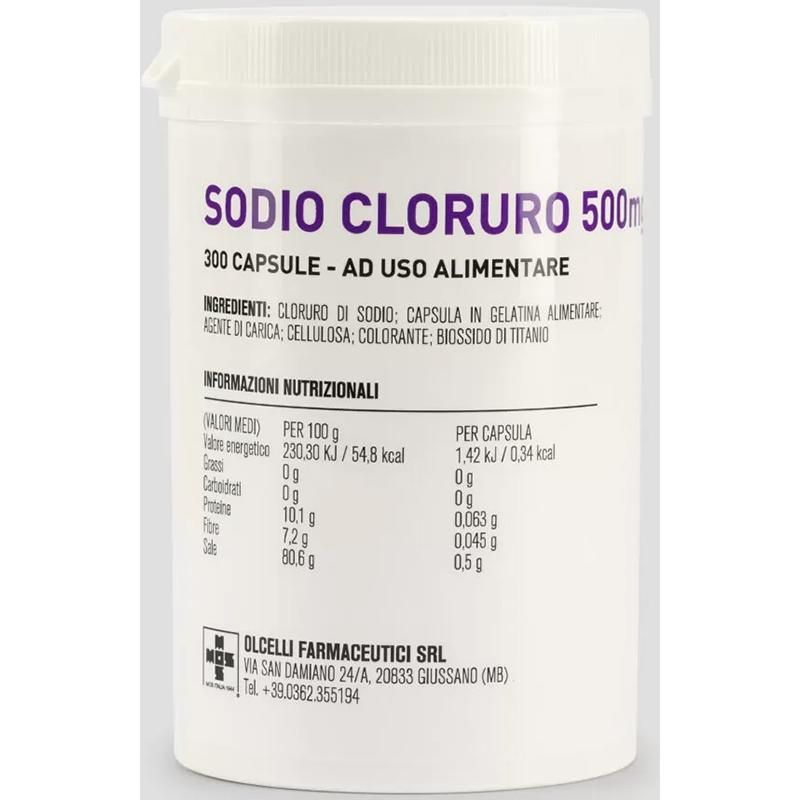 Sodio Cloruro 300 cps 500 mg