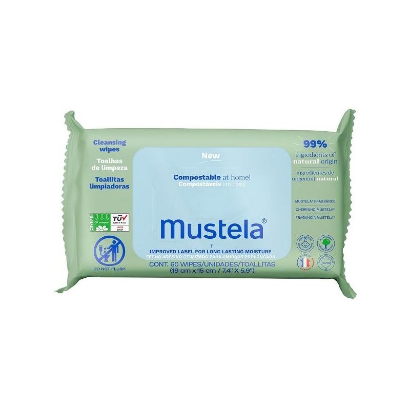 Mustela Salviette Compost 60pz