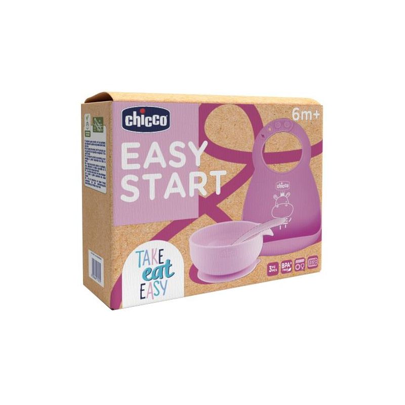 CH Set Pappa Sil 6M+ Rosa