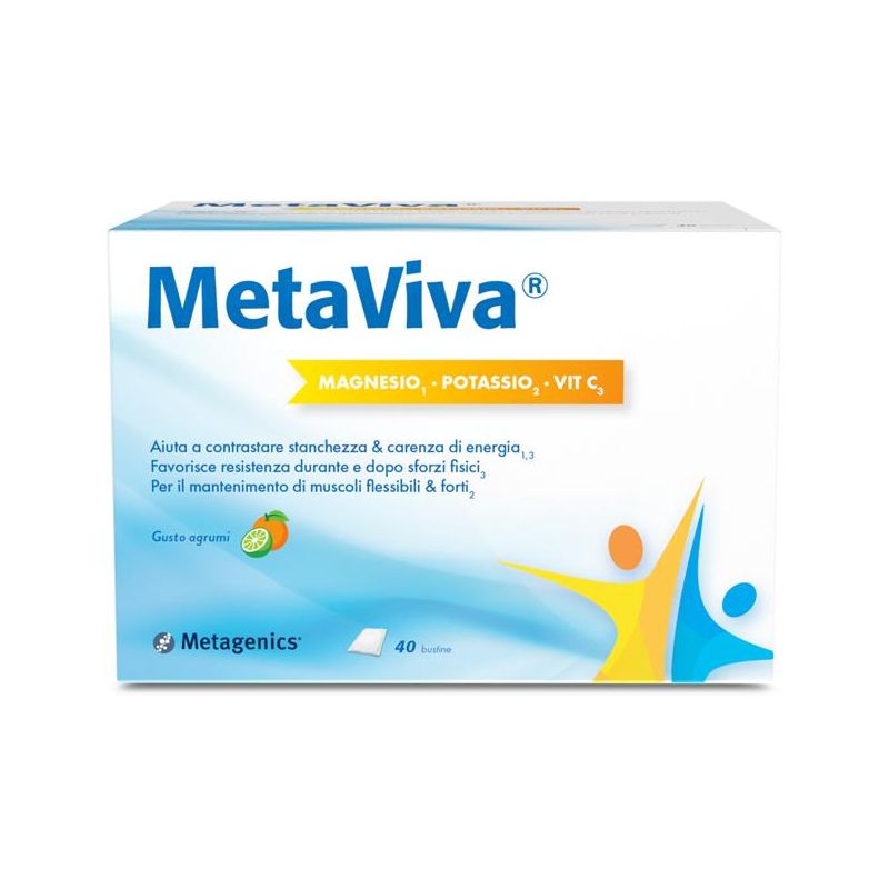 METAVIVA MG K VIT C 40BUST