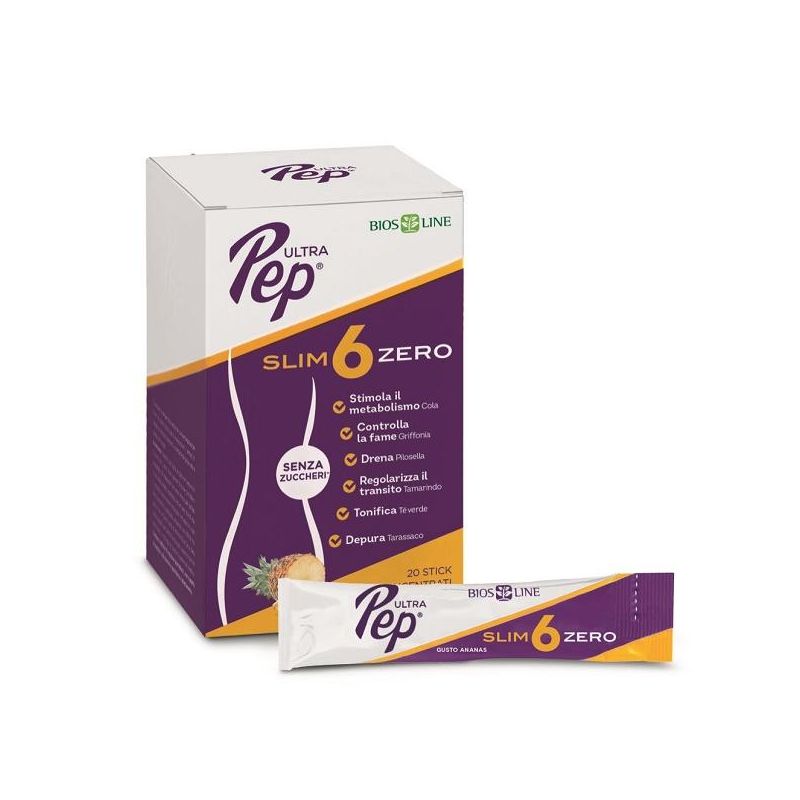 Ultra Pep Slim 6 Zero - 20 Stick