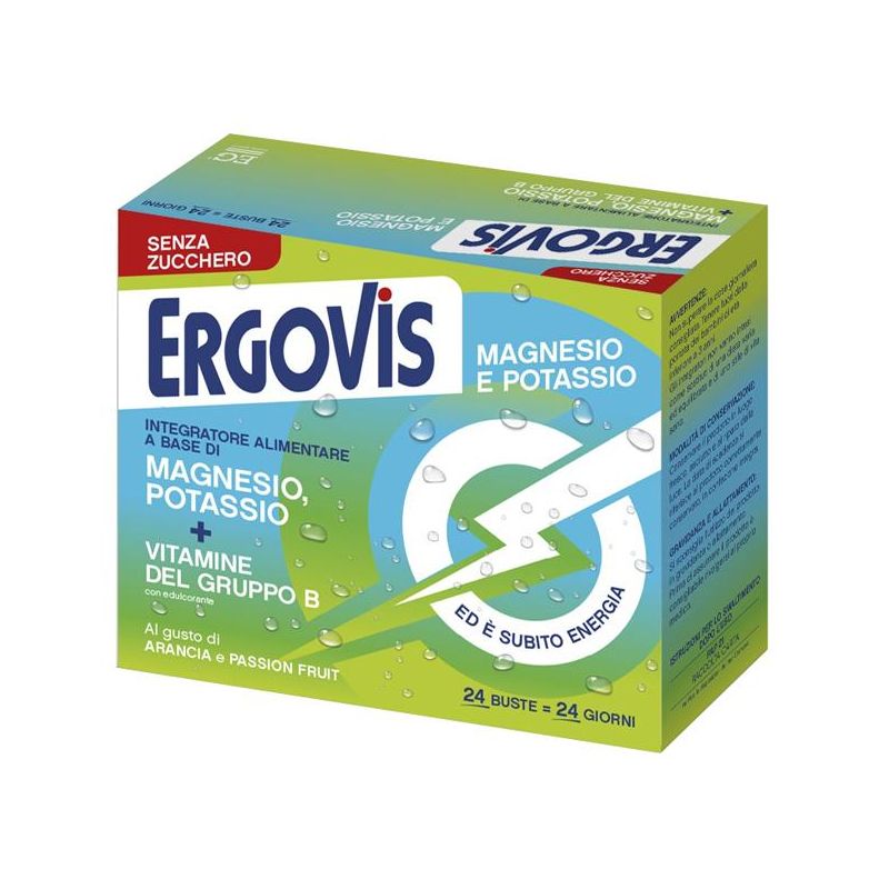 Ergovis MG+K Vit B S/Zuc 24 Bustine