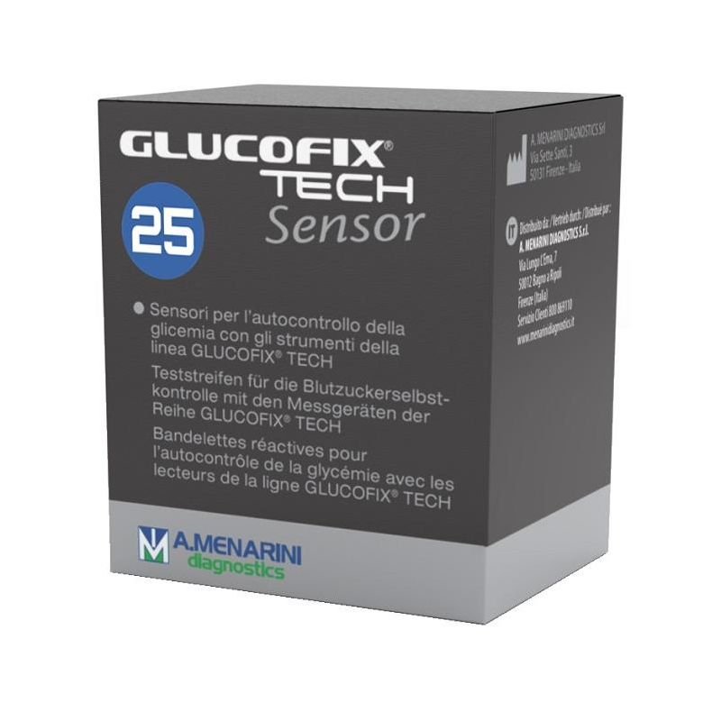 Glucofix Tech Sensor 25 Strisce