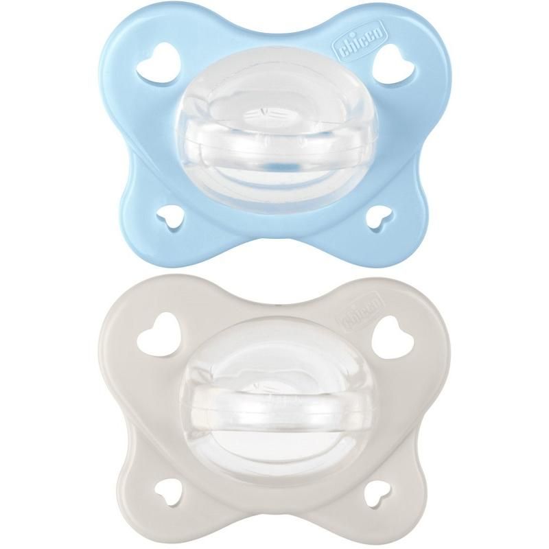 CH Dual Soft Succhietto Azzurro 2-6 Mesi 2 Pezzi