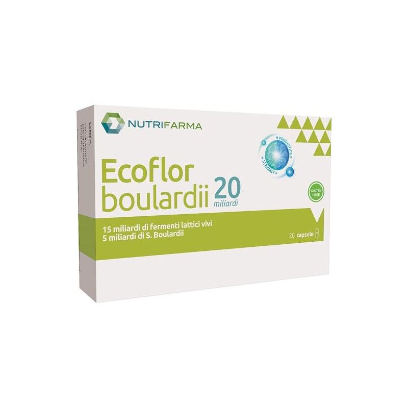 ECOFLOR BOULARDII 20MLD 20CPS