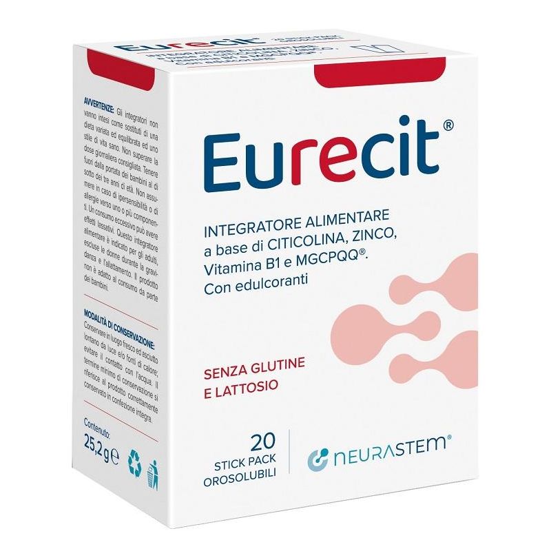 EURECIT 20STICK PACK OROSOLUB
