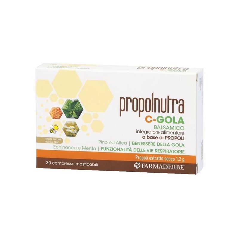 PROPOLNUTRA C GOLA 30CPR MASTI
