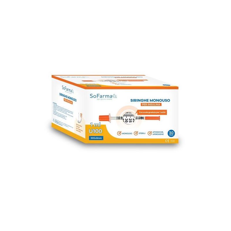 SIRINGA INSULINA 1 30PZ SOFARM