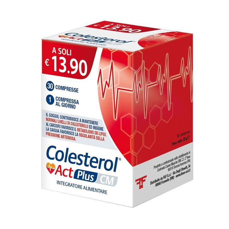 COLESTEROL ACT PLUS CM 30CPR