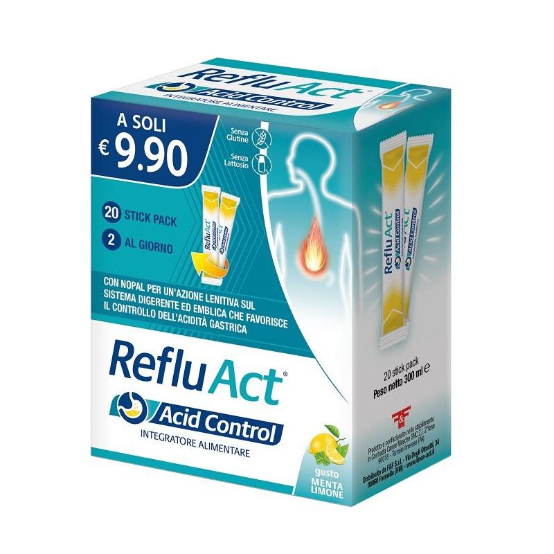 REFLU ACT ACID CONTROL 20STICK