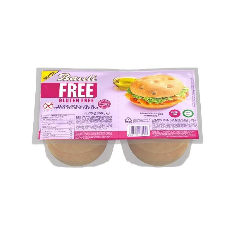 BAULI FREE FOCACCINE OLIO EVO