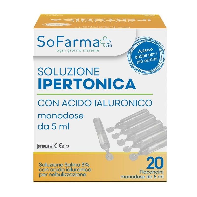 SOLUZIONE IPERTONICA 3% 20FL