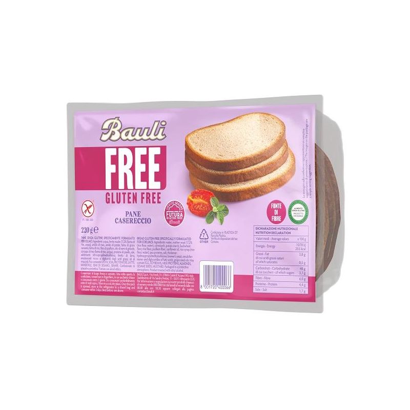 BAULI FREE PANE CASERECCIO220G