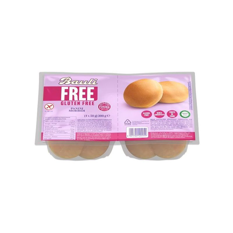 BAULI FREE PANINI MORBIDI 4PZ