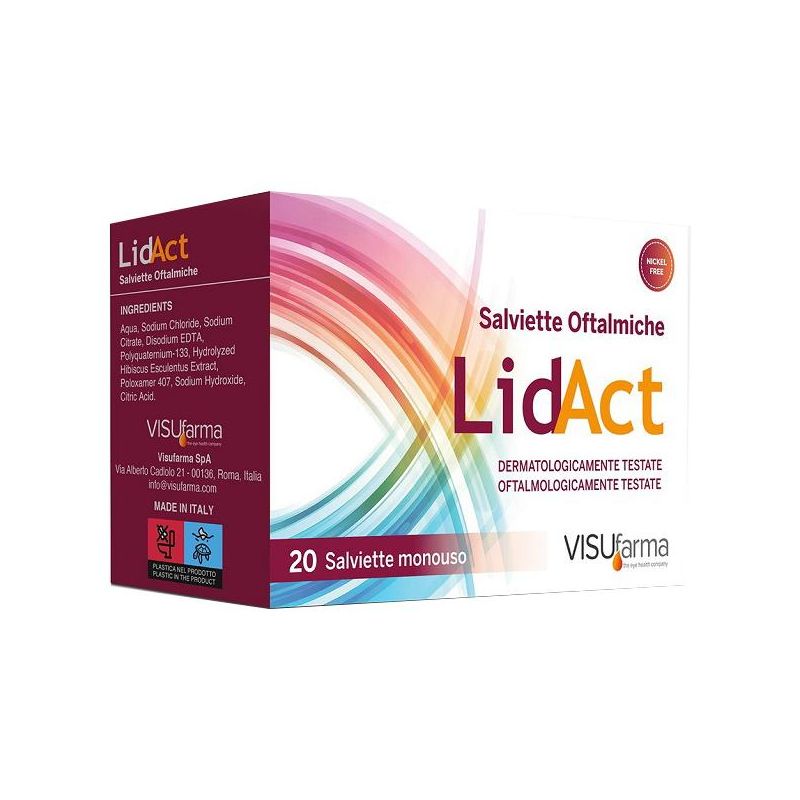 LIDACT SALVIETTE OFT MON 20PZ