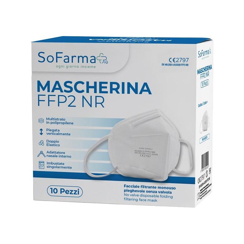 MASCHERINA FFP2 BI 10PZ SOFARM