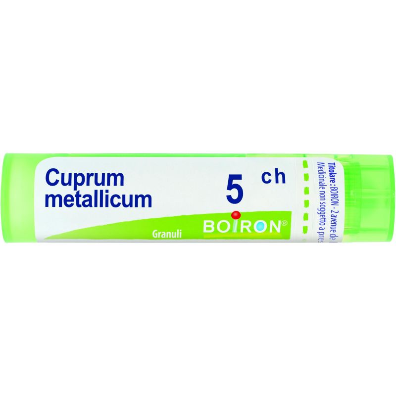 Boiron Cuprum Metallicum 05Ch - Tubo di Granuli Omeopatici, 4g