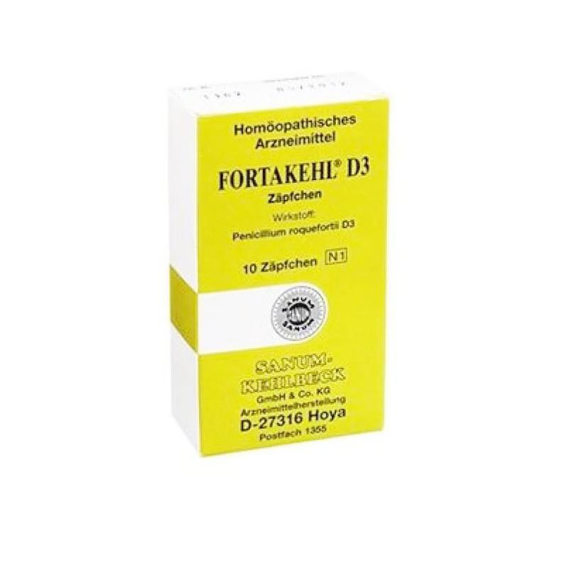 Sanum Fortakehl D3 - Confezione da 10 Supposte