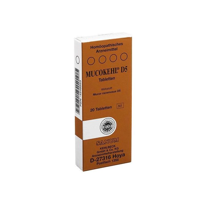 Sanum Mucokehl D5 - Confezione da 20 Compresse