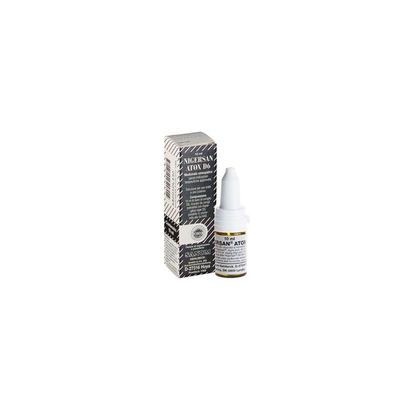 Gocce Sanum Nigersan Atox D6 - Flacone da 10ml