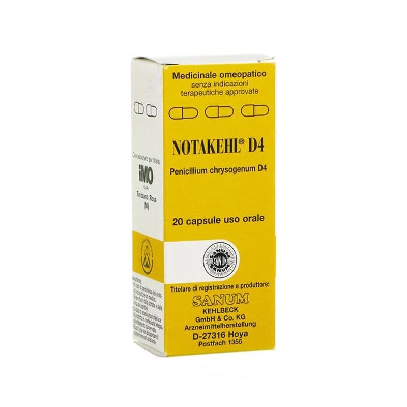 Sanum Notakehl D4 Integratore Alimentare, 20 Capsule