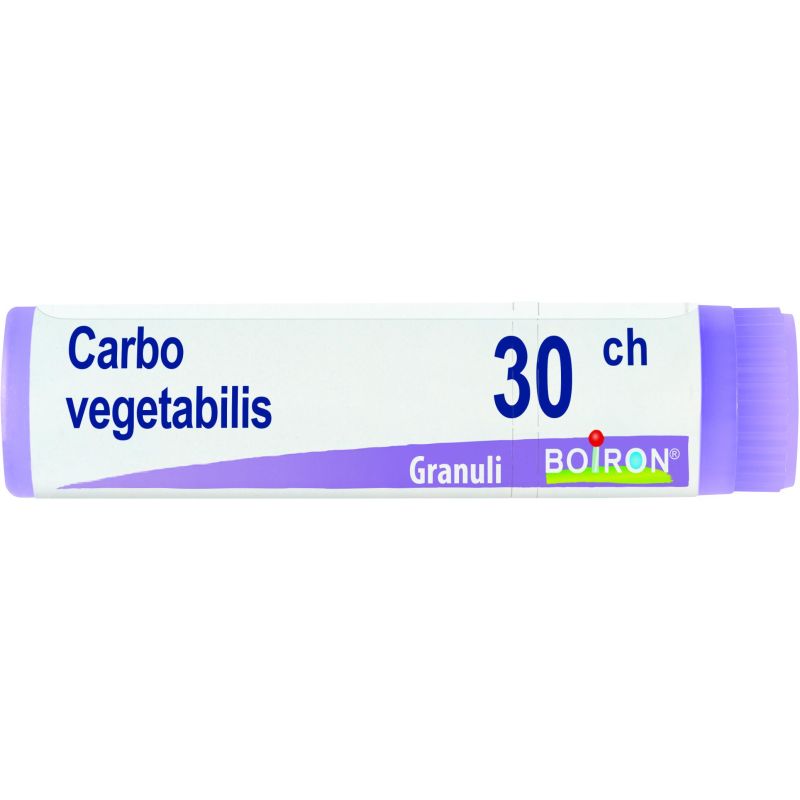 Boiron Carbo Vegetabilis 30Ch Globuli Omeopatici, 1g