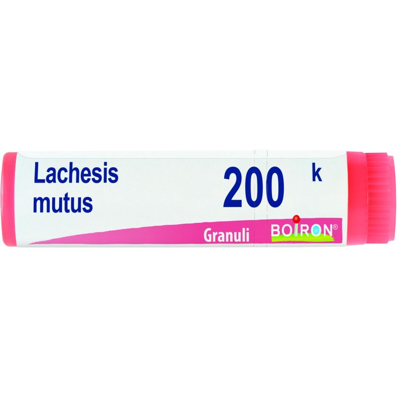 Boiron Lachesis Mutus 200K Globuli Omeopatici - Dose Singola 1g