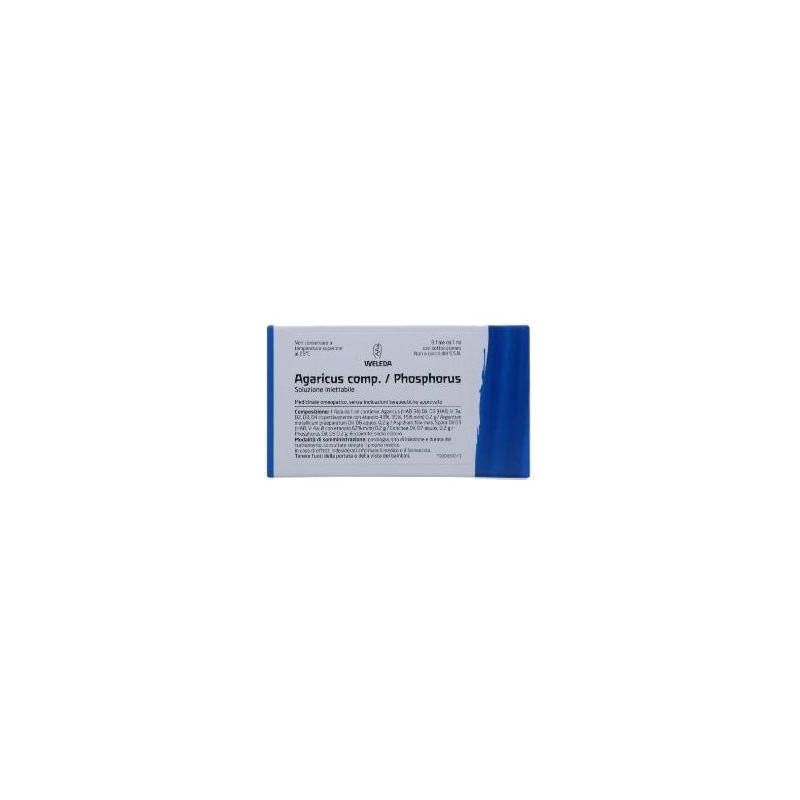 Weleda Agaricus Phosphorus - Set di 8 Fiale da 1ml per il Benessere del Corpo