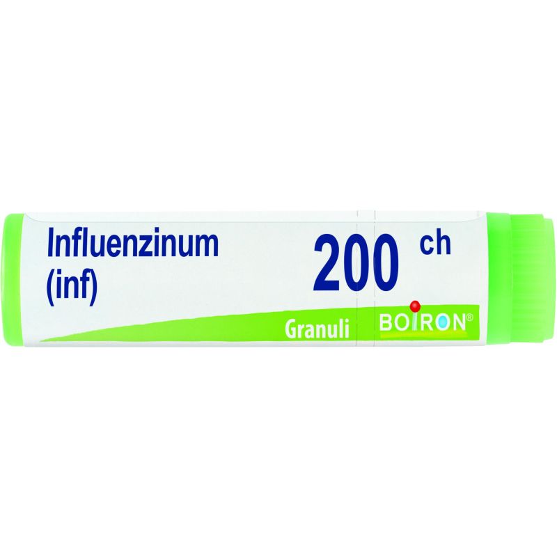 Boiron Influenzinum 200Ch Globuli Omeopatici, Dose 1g