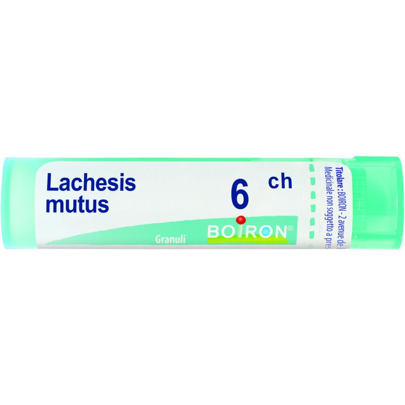 Boiron Lachesis Mutus 06Ch - Tubo di Granuli Omeopatici da 4g