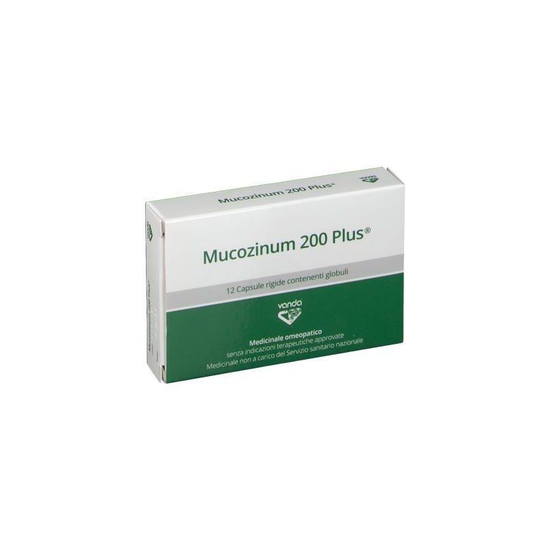 Vanda Mucozinum 200 Plus - Confezione da 12 Capsule