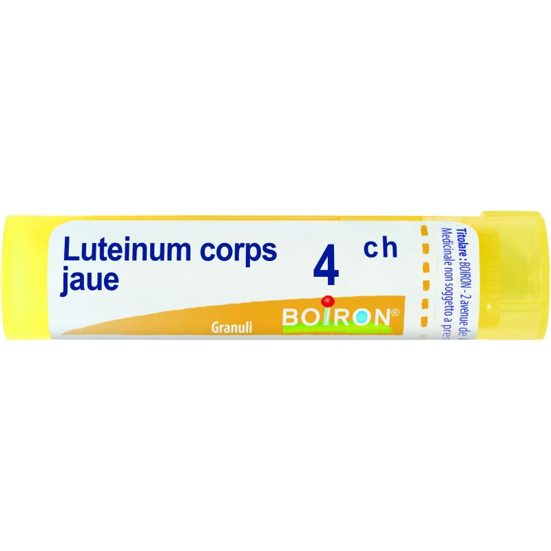 Boiron Granuli Luteinum Corps Jaune 04Ch in Tubo da 4g