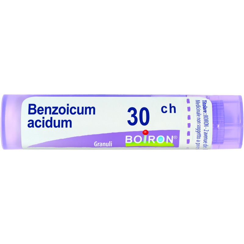Granuli Boiron Benzoicum Acidum 30Ch in Tubo da 4g