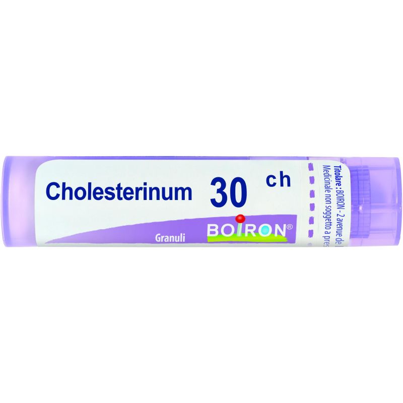 Boiron Cholesterinum 30CH - Granuli Omeopatici per Colesterolo, Tubo da 4g