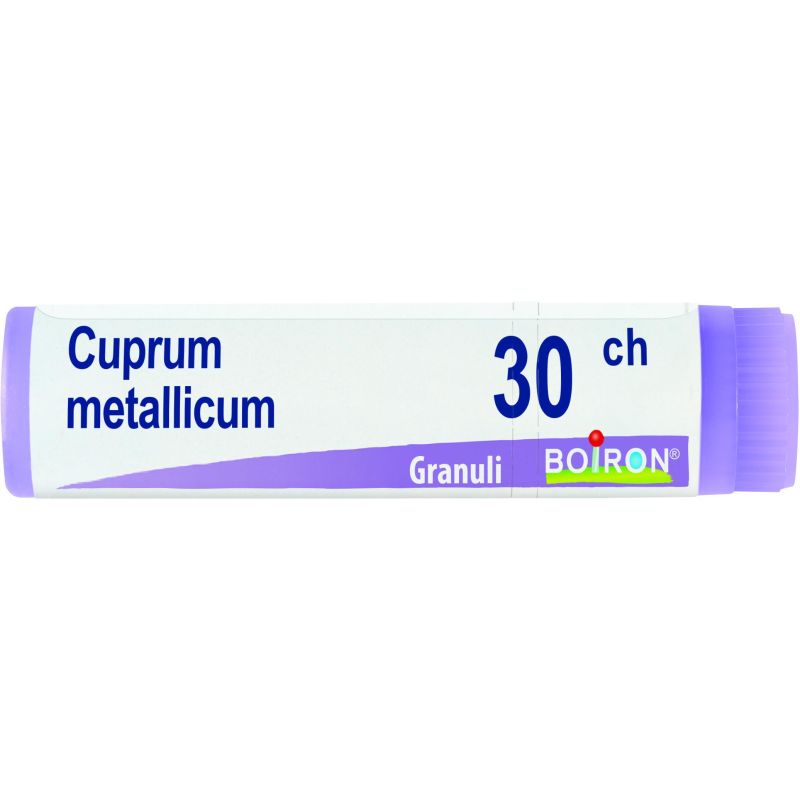 Boiron Cuprum Metallicum 30Ch - Globuli Omeopatici, Dose da 1g