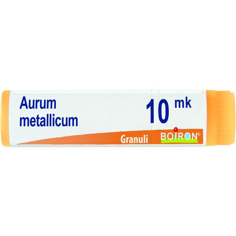 Boiron Aurum Metallicum 10Mk Globuli - Dose da 1g