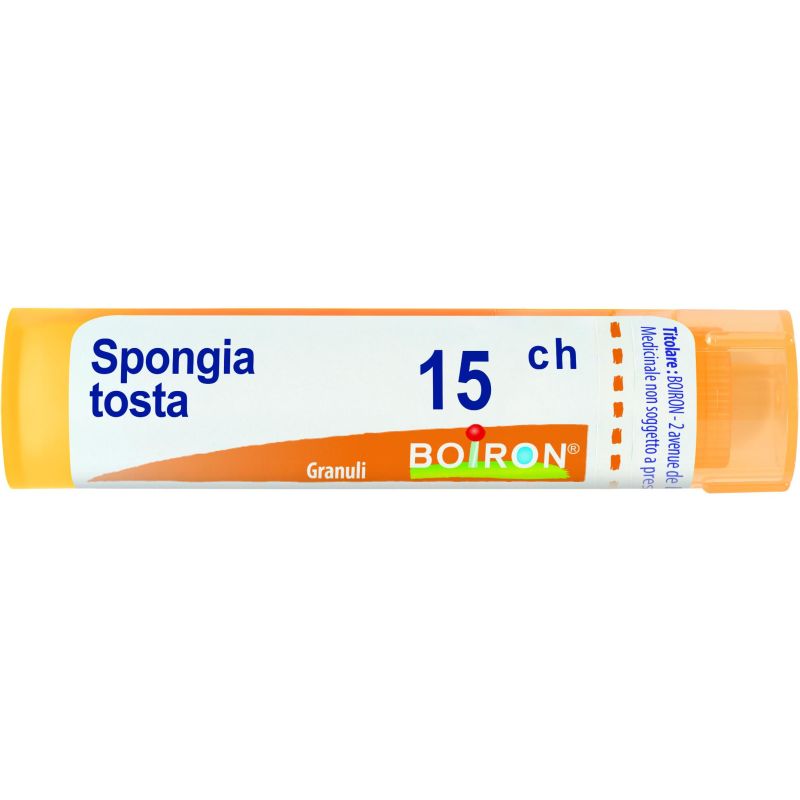 Boiron Spongia Tosta 15Ch - Granuli Homeopatici 4g