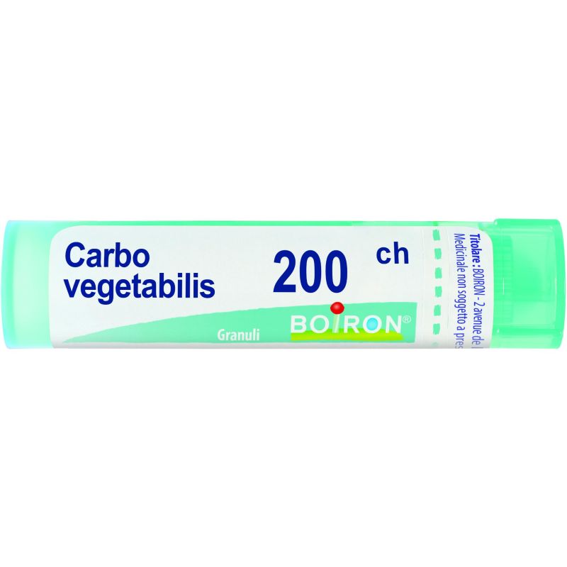 Boiron Carbo Vegetabilis 200Ch - Granuli Omeopatici 4g
